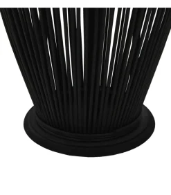 New Lantaarnhouder hangend 95 cm bamboe zwart Kaarsen & Kaarshouders