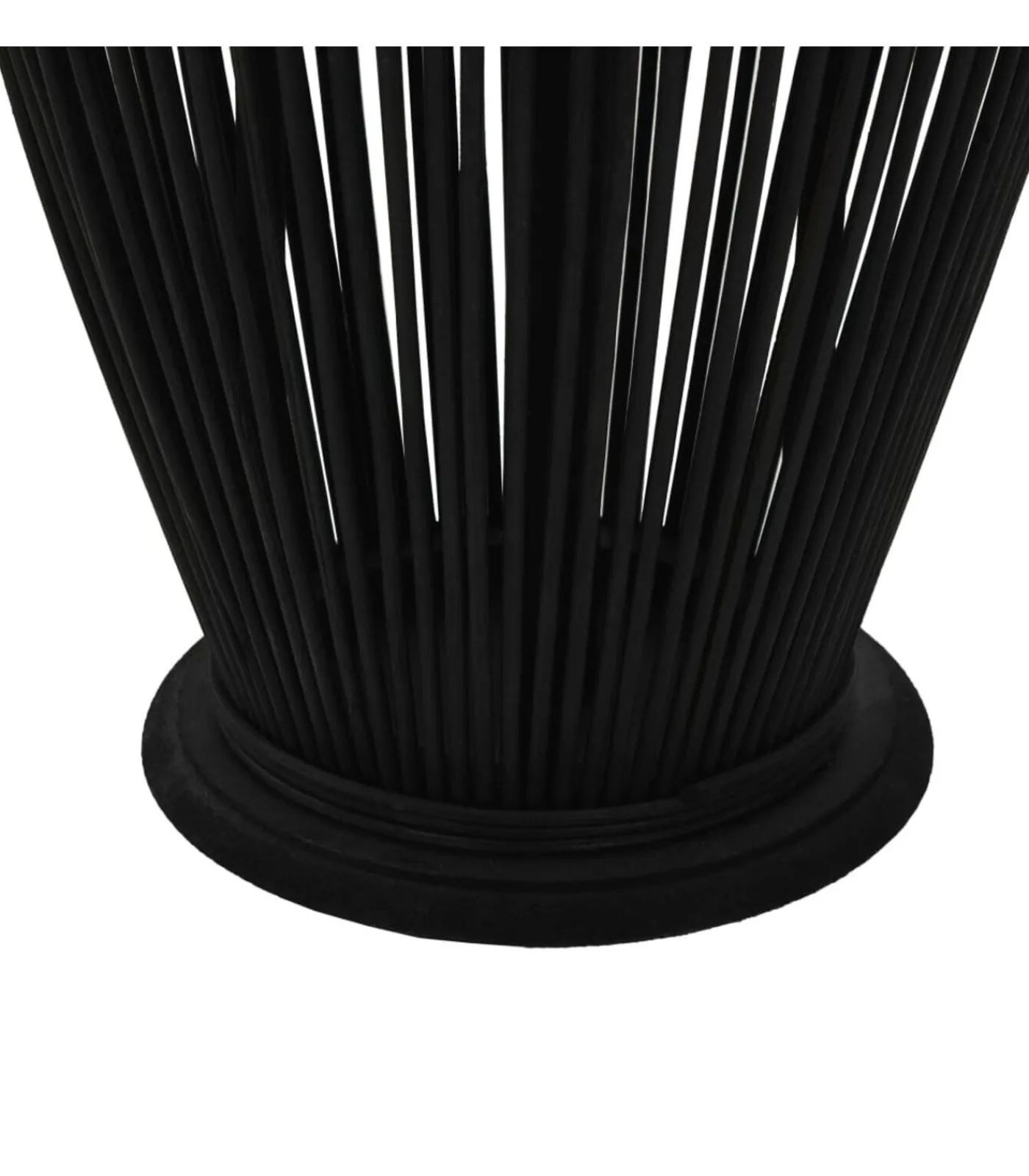 New Lantaarnhouder hangend 95 cm bamboe zwart Kaarsen & Kaarshouders