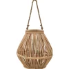 New Lantaarnhouder hangend wicker naturel Kaarsen & Kaarshouders