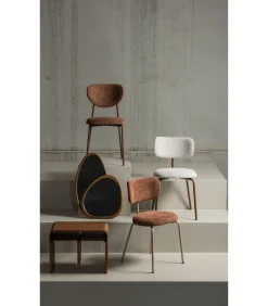 Hot Leif Spiegel - Hout - Naturel - 48x44x2 Spiegels