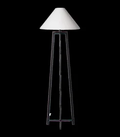 New Leoni - Staande Lamp - Zwart & Wit Vloerlampen