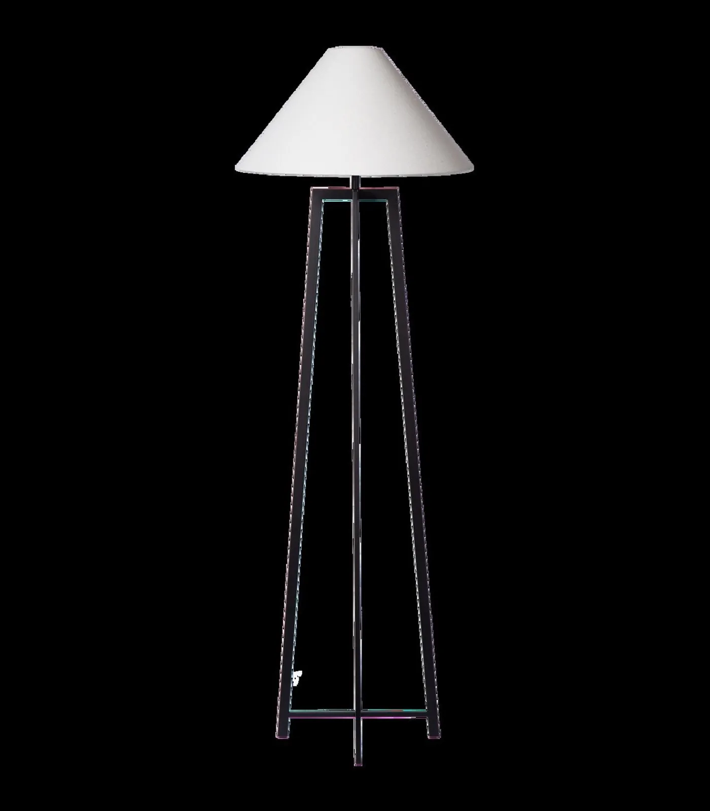 New Leoni - Staande Lamp - Zwart & Wit Vloerlampen