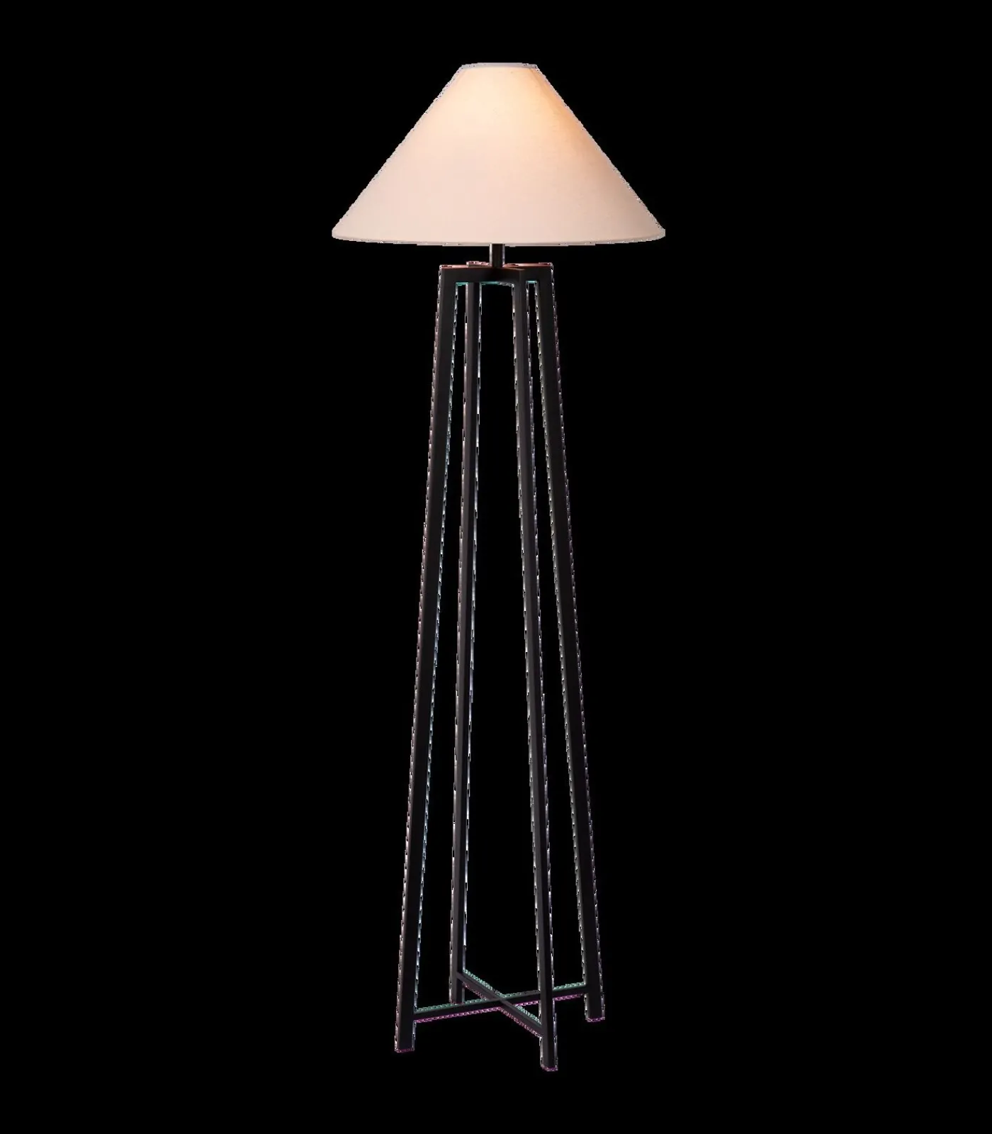 New Leoni - Staande Lamp - Zwart & Wit Vloerlampen