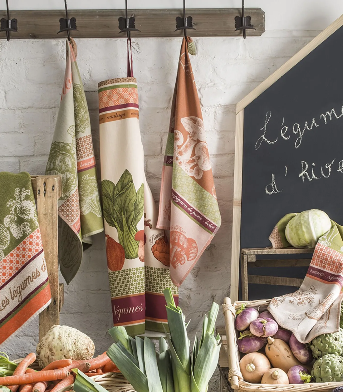 Outlet Légumes d'Hiver - Tafellinnen Theedoek Keuken- & Tafellinnen