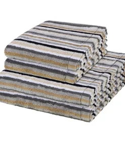 Online Lifestyle - 4-delige handdoekenset Badset