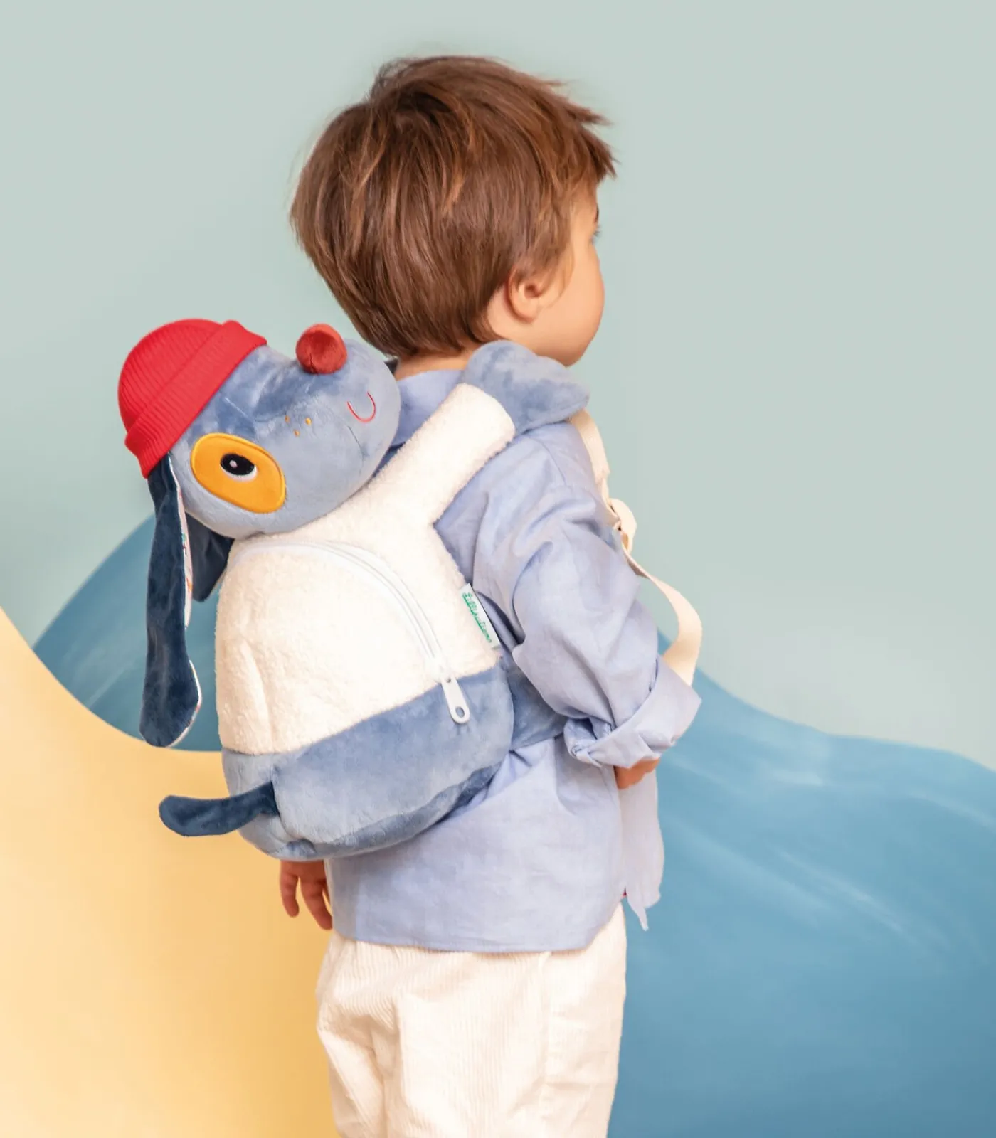 Outlet rugzak Jules de hond - zachte kinderrugzak verstelbaar comfort Reistassen