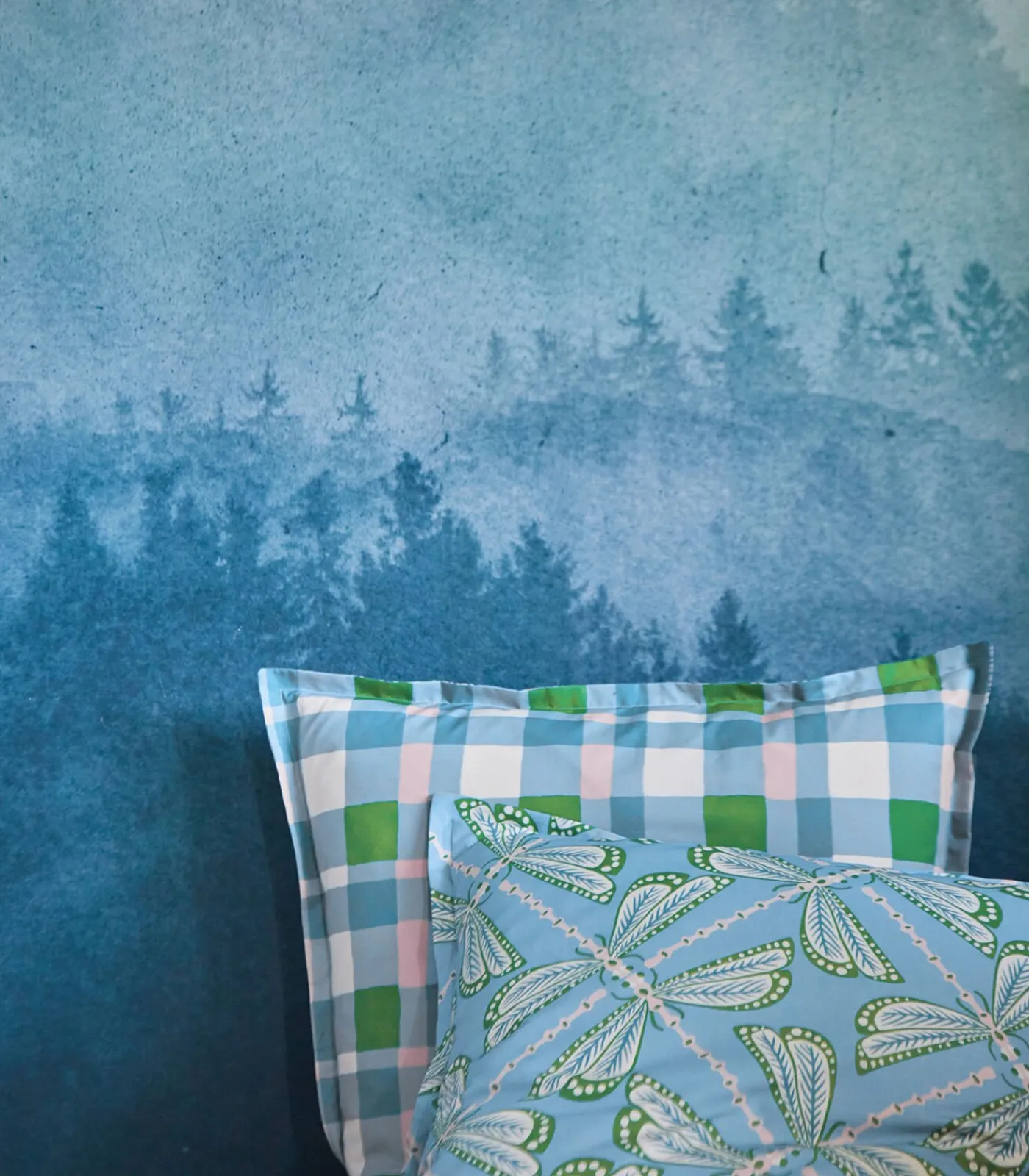 Hot LILLY Bleu - Kussensloop Perkaal katoen Kussenslopen