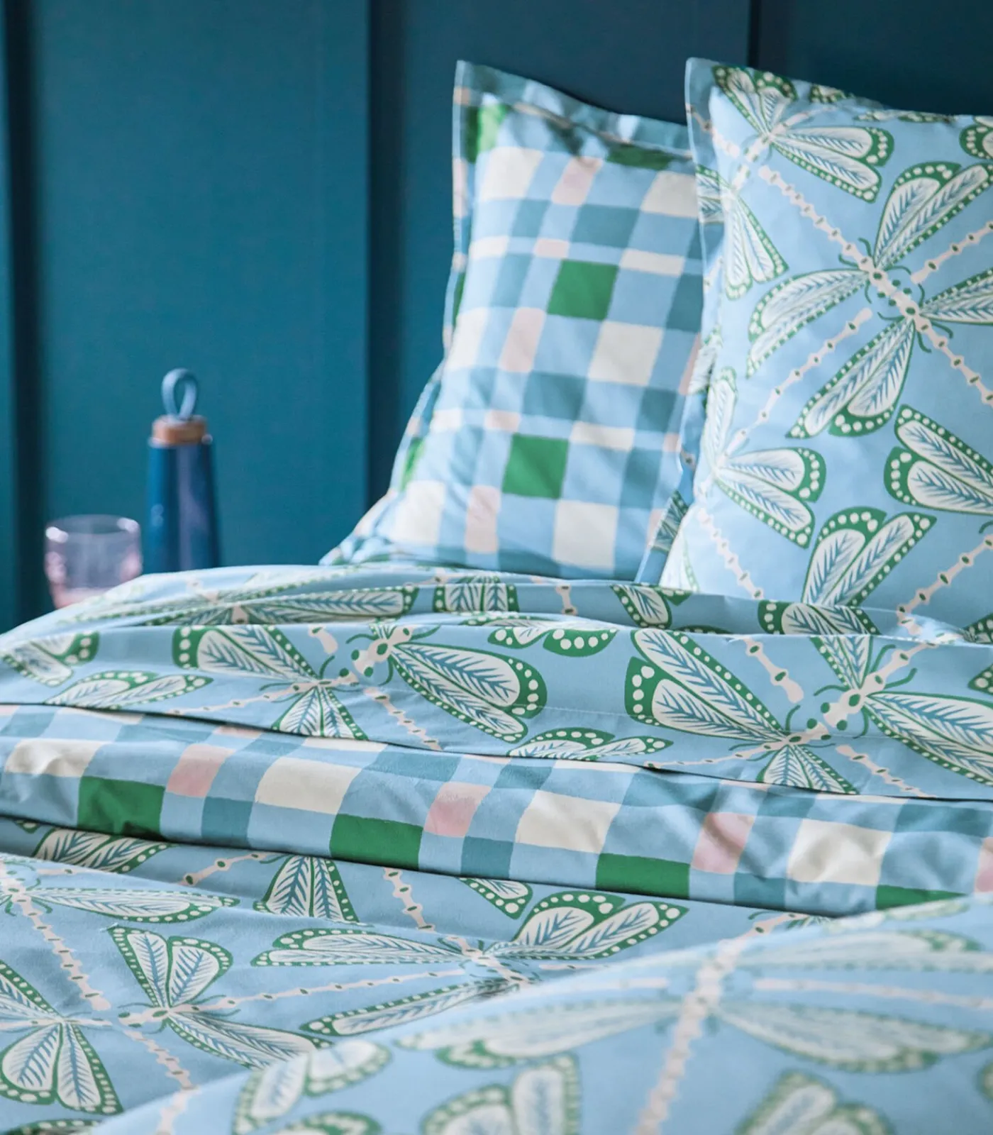 Hot LILLY Bleu - Kussensloop Perkaal katoen Kussenslopen