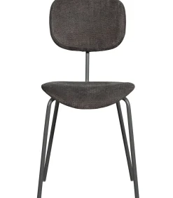Clearance Link Eetkamerstoelen - Polyester - Bruin/Grijs - Set van 6 Stoelen