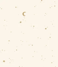 Discount Vliesbehang - Moon and Stars - 1000x53 Wanddecoratie