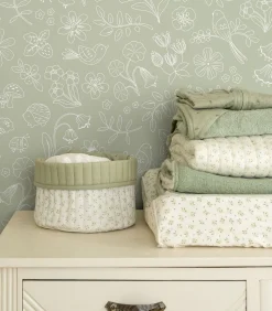 New Vliesbehang - Forest Wonders Sage - 1000x53 Wanddecoratie