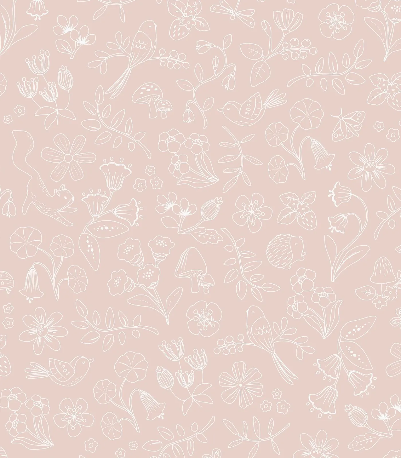 Best Vliesbehang - Fairy Wonders Blossom - 1000x53 Wanddecoratie