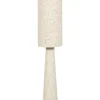 Outlet Loft Vloerlamp - Metaal/Bouclé - Naturel Met Stippen 130xØ30 cm Vloerlampen