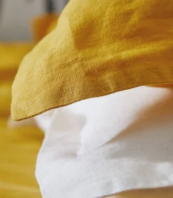 Hot LOUXOR Curry - Laken linnen Stonewashed Lakens