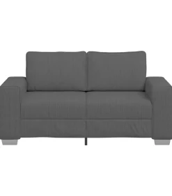 Clearance Loveseat bank 120 cm corduroy stof donkergrijs Zetels