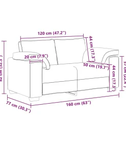Online Loveseat bank 120 cm fluweel lichtgrijs Zetels