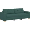 Clearance Loveseat met kussen Donkergroen Stof Zetels