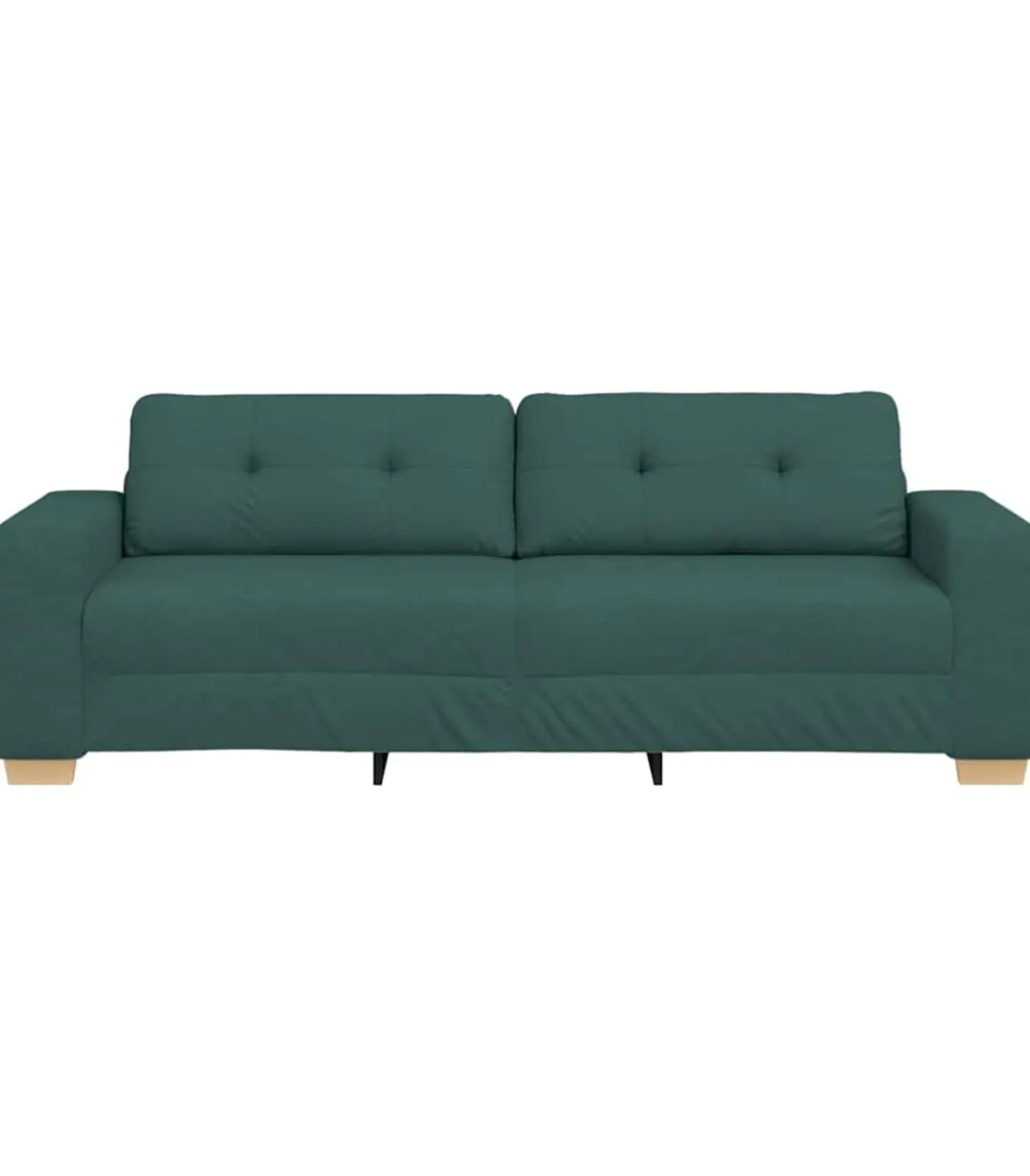 Clearance Loveseat met kussen Donkergroen Stof Zetels