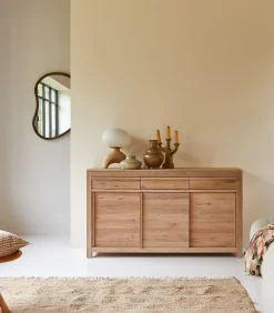 Outlet Luce - Massief eiken buffetkast 150 cm Meubels