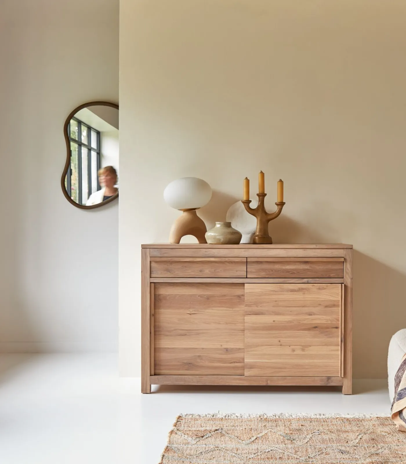 Outlet Luce - Massief eiken buffetkast 120 cm Meubels