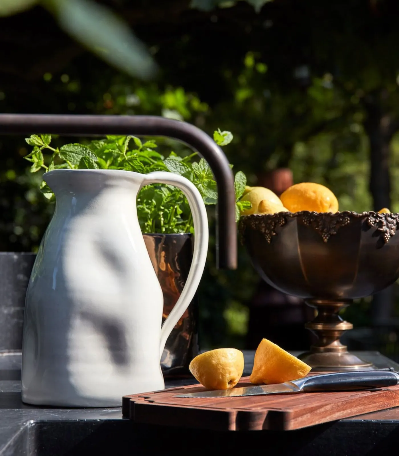 Sale Luxe - Aardewerk - Karaf - Keramiek - Handgemaakt - Anti-drup - Wit Glazen & Karaffen