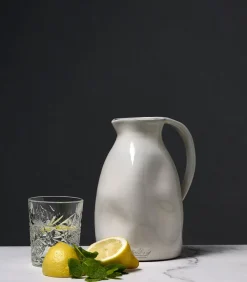 Clearance Luxe - Aardewerk - Medium - Karaf - Wit Glazen & Karaffen