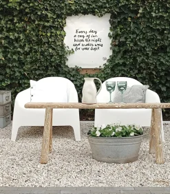 Clearance Luxe - Aardewerk - Medium - Karaf - Wit Glazen & Karaffen