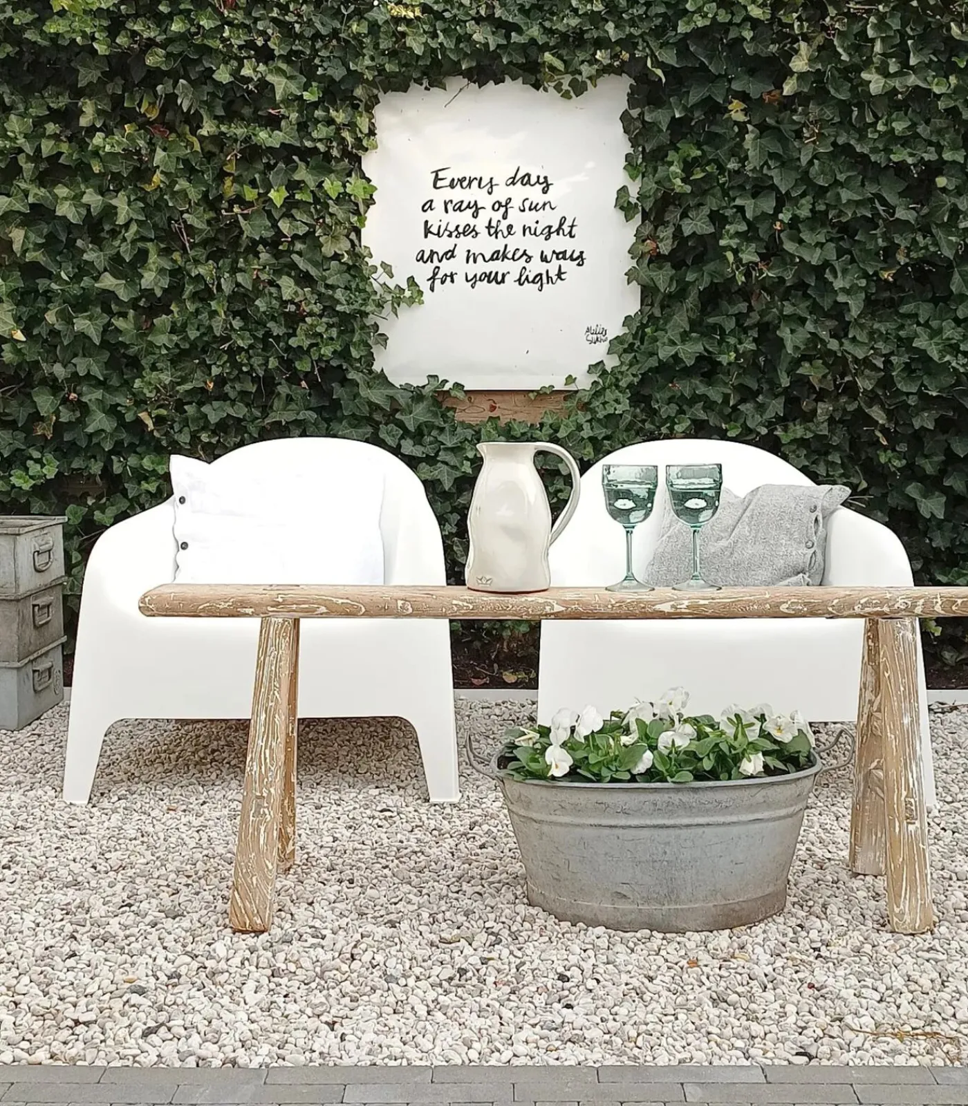 Clearance Luxe - Aardewerk - Medium - Karaf - Wit Glazen & Karaffen