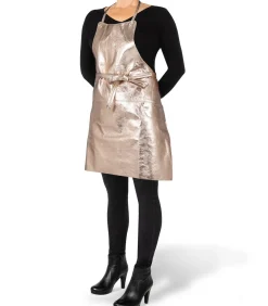 Discount Luxe - Keukenschort - One site - Goudkleurig Keuken- & Tafellinnen