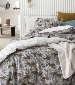 Outlet Luxuria - Laken in katoen perkal met print 270x300 Lakens