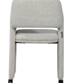 Online Lyric Eetkamerstoelen - Bouclé - Greige - Set van 6 Stoelen