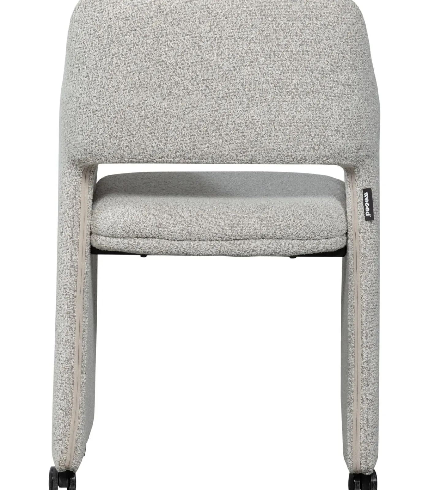 Online Lyric Eetkamerstoelen - Bouclé - Greige - Set van 6 Stoelen