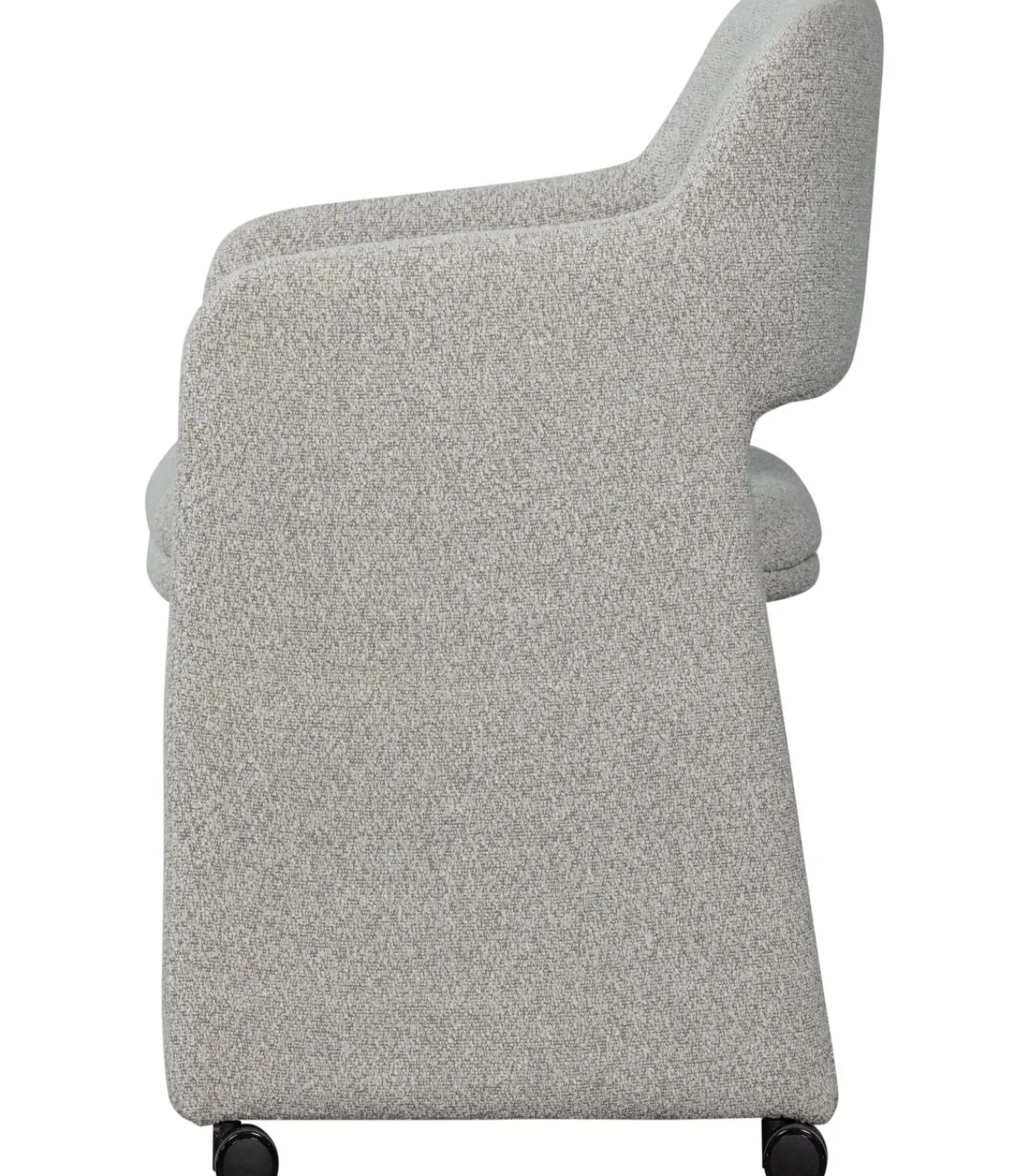 Online Lyric Eetkamerstoelen - Bouclé - Greige - Set van 6 Stoelen