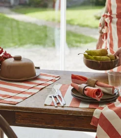 Malo - Halflinnen servet Keuken- & Tafellinnen