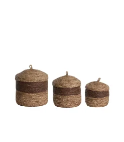 Best Mand Kenmare - Naturel - Ø34cm - Set van 3 Organiseren
