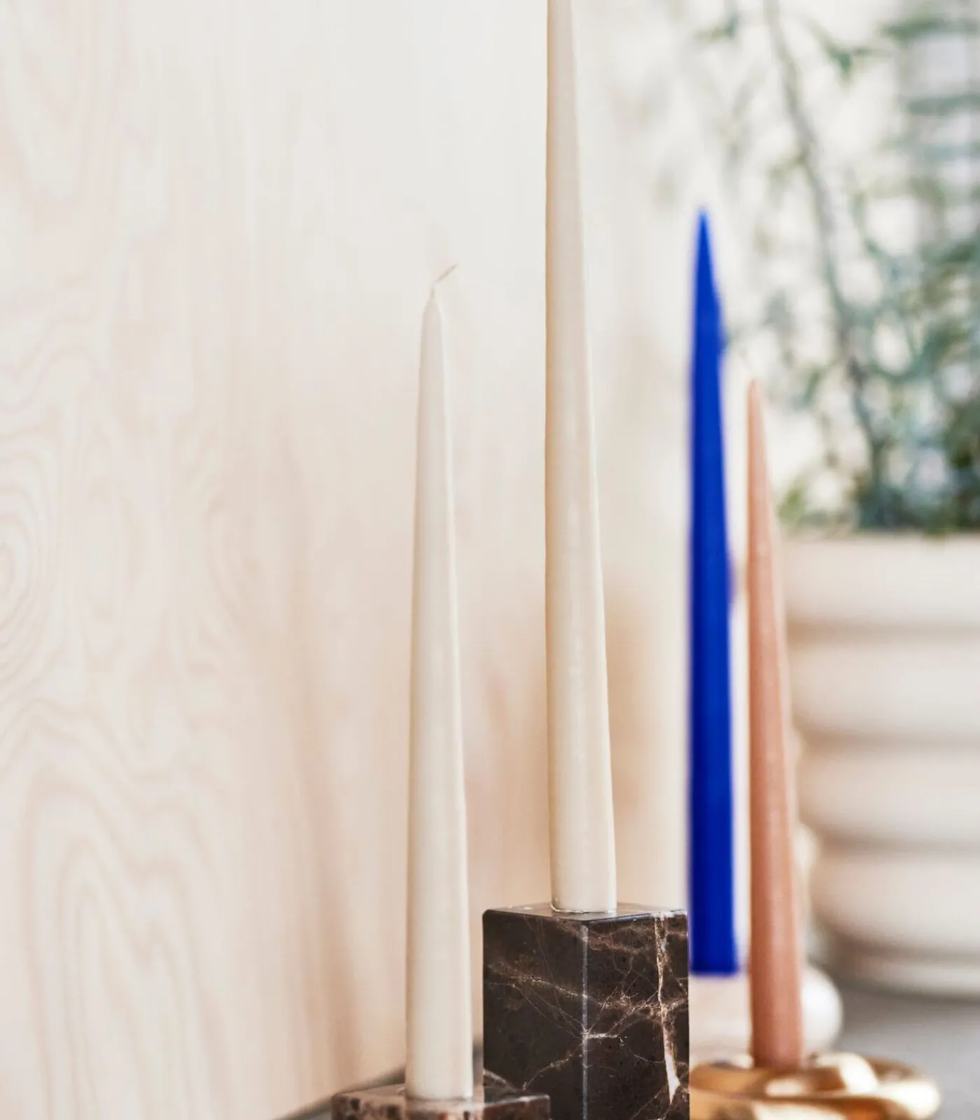 Marmeren kaarsenhouder Kaarsen & Kaarshouders