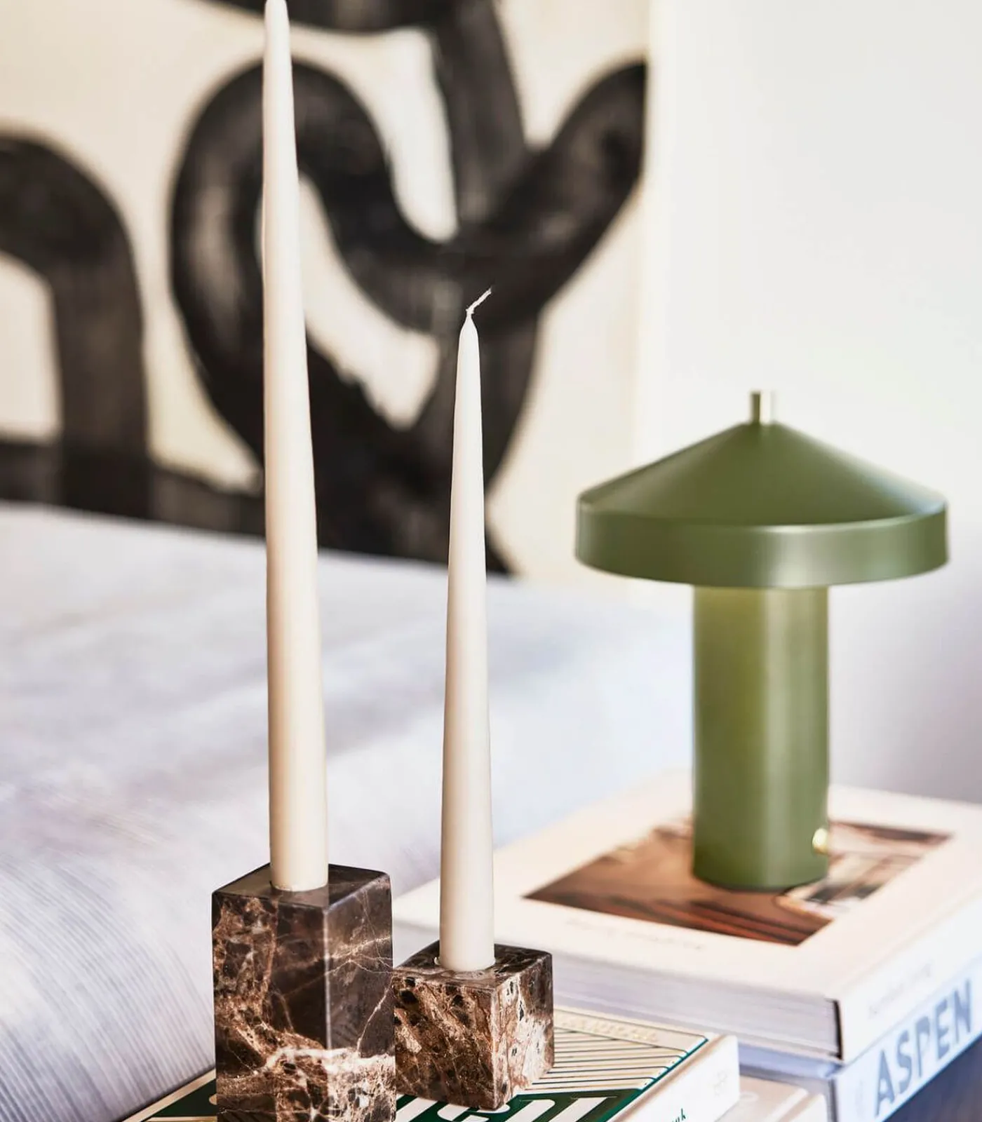 Marmeren kaarsenhouder Kaarsen & Kaarshouders