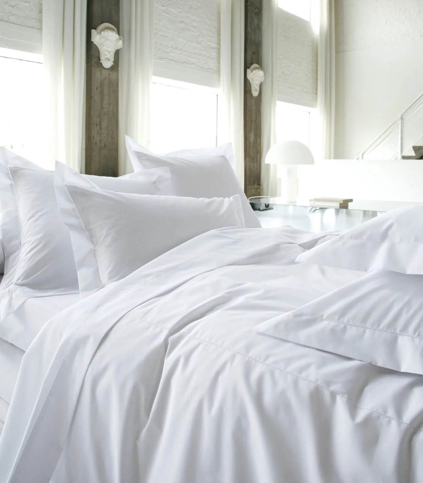 Clearance MARQUISE Blanc - Laken Perkaal Katoen Lakens