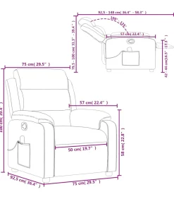 Clearance Massagestoel verstelbaar fluweel zwart Zetels