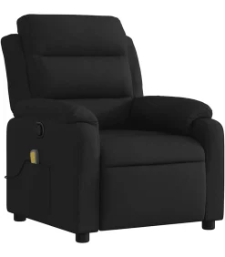 Hot Massagestoel verstelbaar stof zwart Zetels