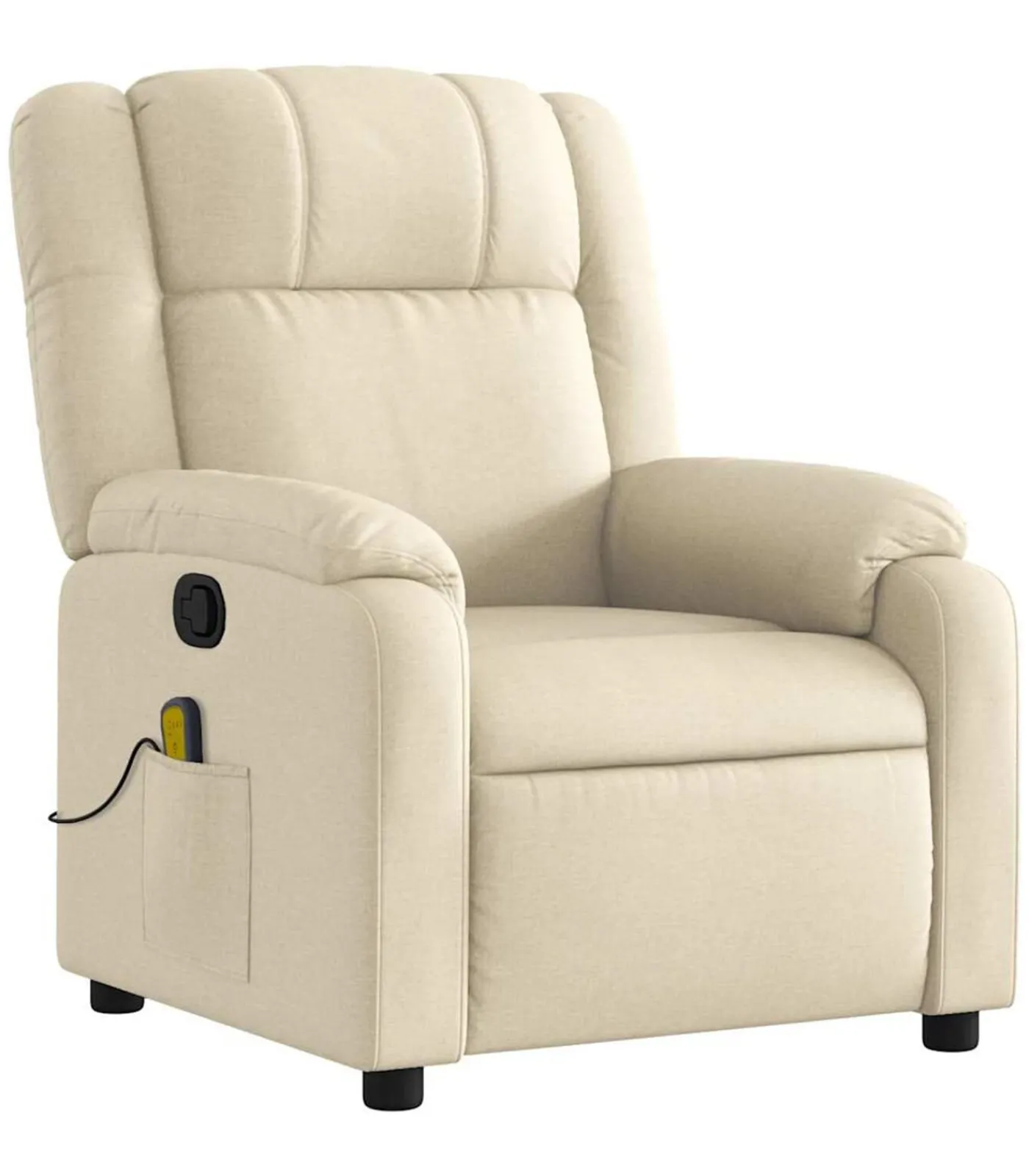 Best Massagestoel verstelbaar stof crèmekleurig Zetels