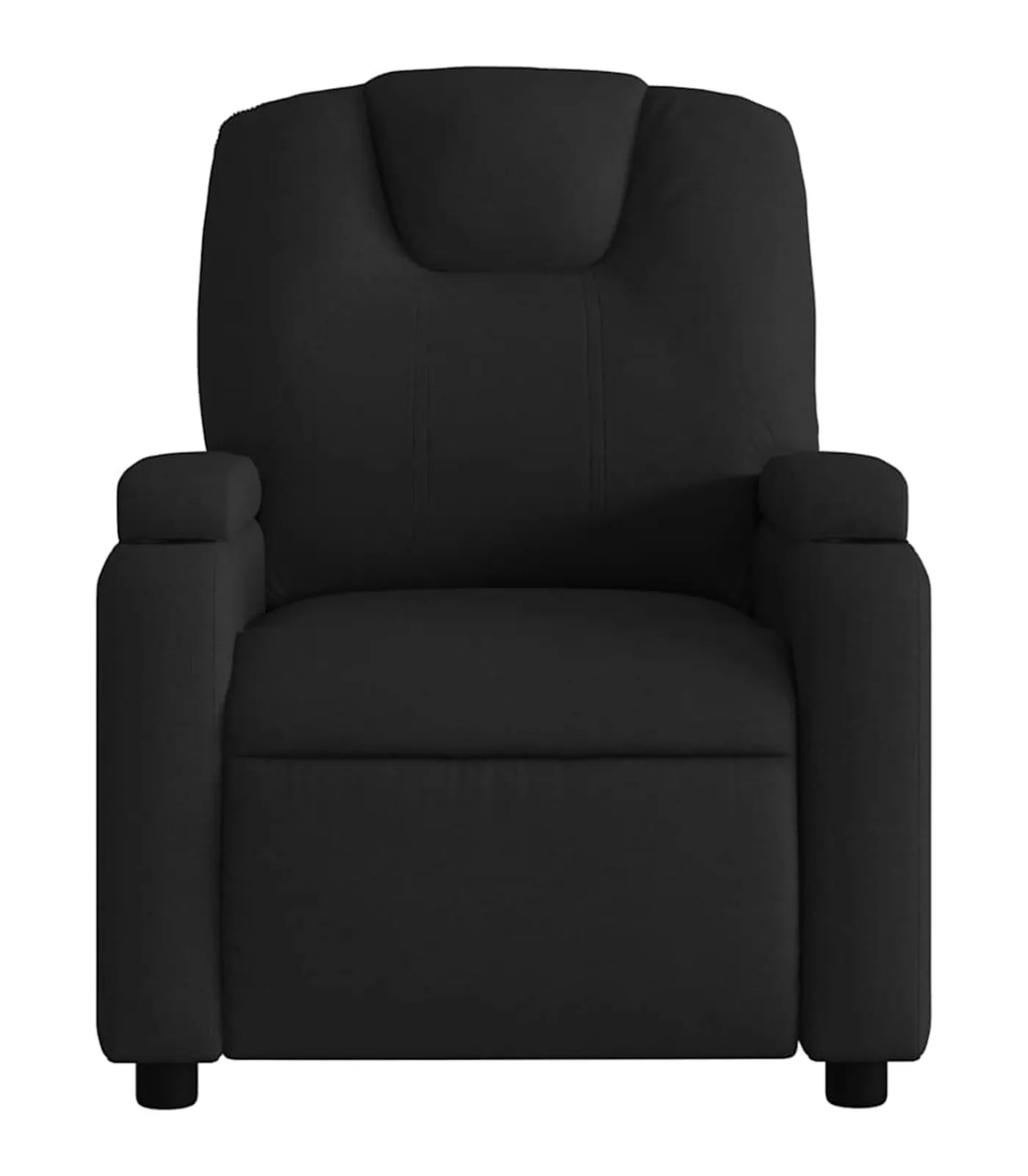 Online Massagestoel verstelbaar stof zwart Zetels