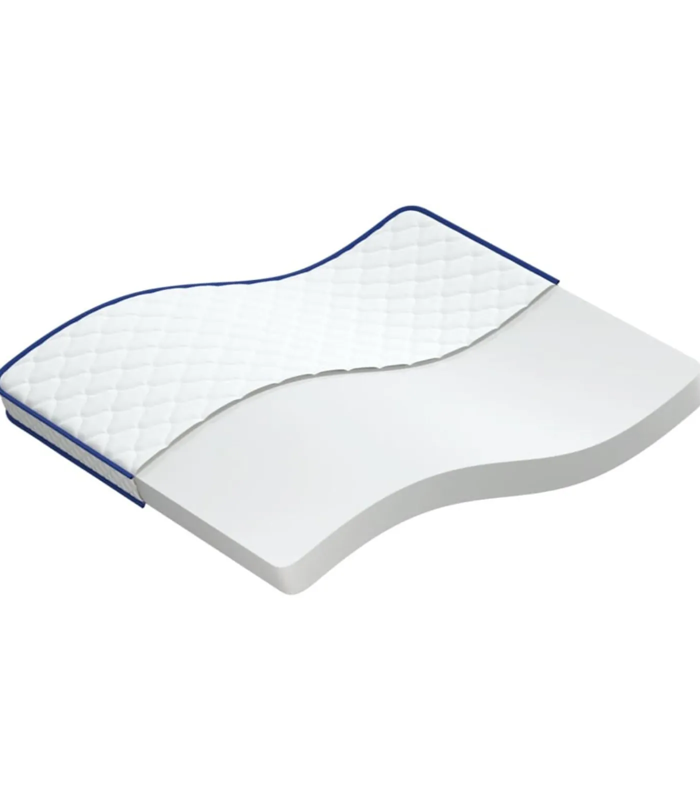 Matras 200x160x17 cm Zacht traagschuim Matrasbeschermer