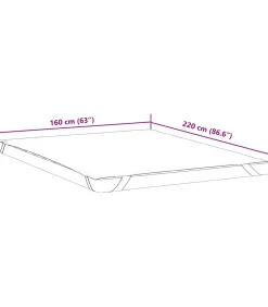 Clearance Matrasbeschermer waterdicht 160x220 cm wit Matrasbeschermer