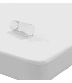 Outlet Matrasbeschermer waterdicht 140x200 cm wit Matrasbeschermer