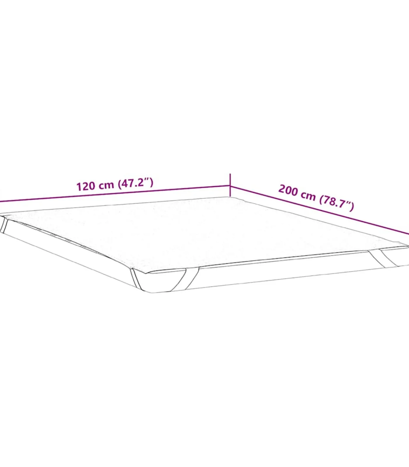 Hot Matrasbeschermer waterdicht 120x200 cm wit Matrasbeschermer