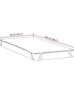 Online Matrasbeschermer waterdicht 90x220 cm wit Matrasbeschermer