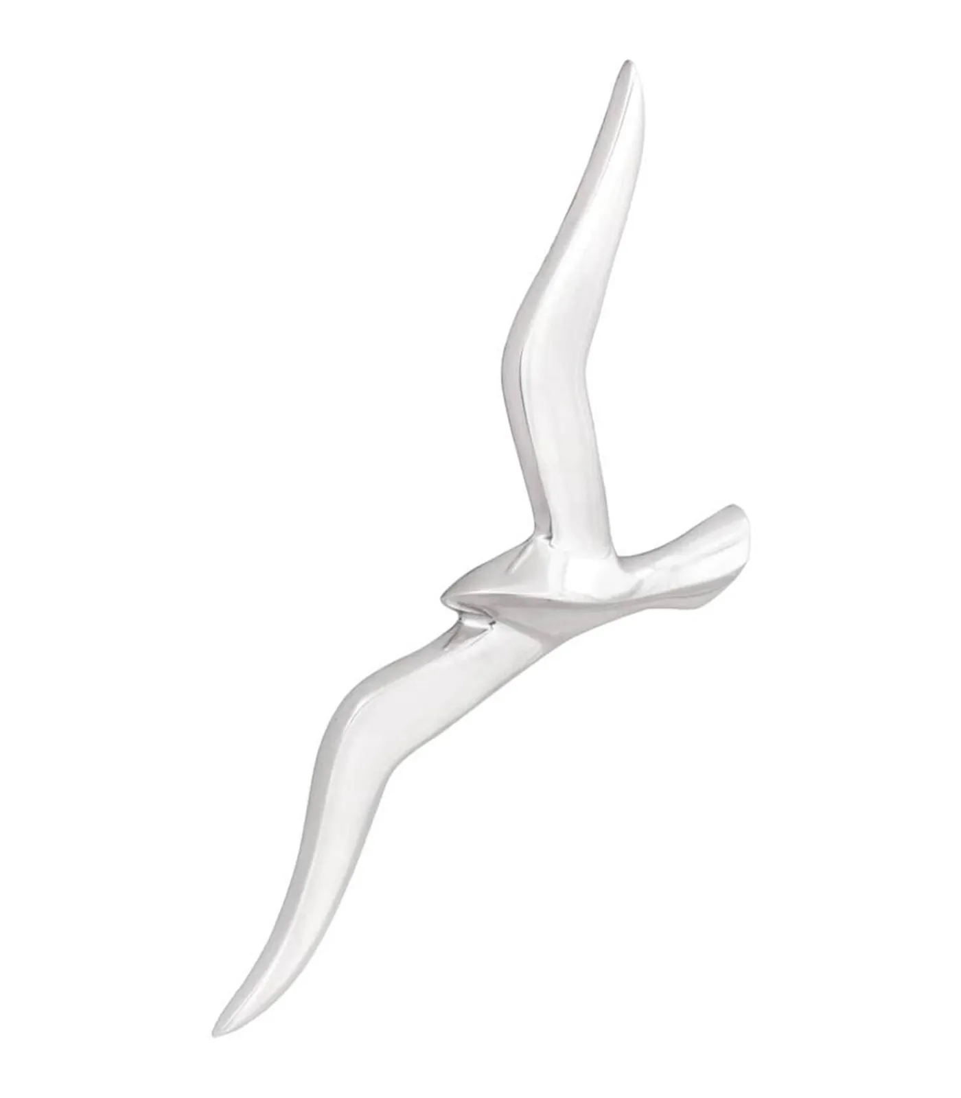 Meeuw 2 pcs Zilver Aluminium Decoratie