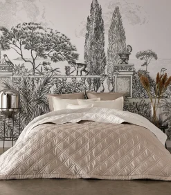 Online Merveille - Satijn Katoenen Sprei 260x240cm Bedspreien