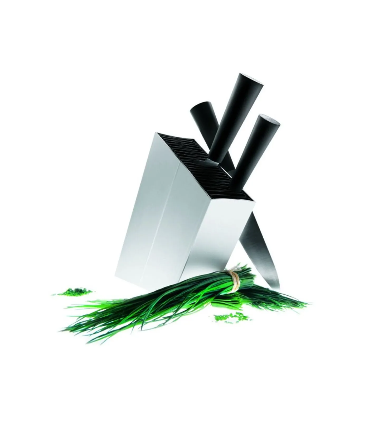 New Messenblok Zilver Keukenmessen